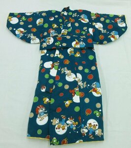 inagoya◆安い！かわいい！◆【男の子・着物（一つ身）】綿入り 綿 中古 着用可 y7939ns