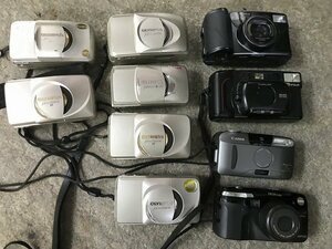 ★　【ジャンク品　動作未確認】　まとめて　フィルムカメラ　コンパクトカメラ　fuji　canon　OLYMPUS　オリンパス　konica　レトロ