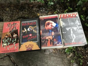 ★　希少　ロカビリー　パンク　rock　VHS　ビデオテープ　ROCKATS　ロカッツ　サイコビリー　初期　straycat's　FRENZY　ストレイキャッツ