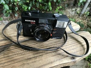 * [ junk treatment operation not yet verification ] KONICA Konica film camera C35 Showa Retro antique 