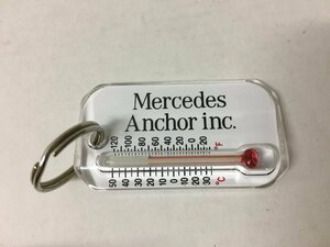 ◆Mercedes Anchor inc メルセデスアンカー ダミー温度計 キーホルダー クリア 美品