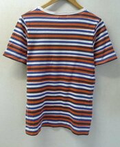 ◆miraco ミラコ マルチボーダー クルーネック Tシャツ マルチ　S BEAMS購入 日本製_画像3