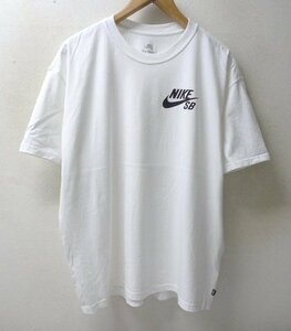 ◆国内正規 NIKE SB XXL The Nike Tee LOGO SKATEBOARD S/S TEE ロゴプリント Tシャツ 白 DC7818-100 サイズXXL