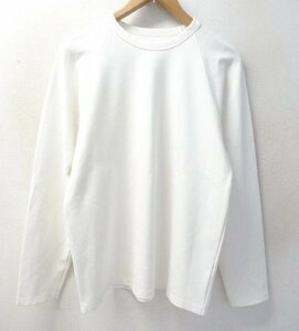 ◆SOPHNET ソフネット 24ss 極美品 RAGLAN L/S TEE クルーネック ラグラン ポンチ カットソー 長袖 Tシャツ Y白 M soph-240057