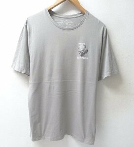 ◆ Patagonia パタゴニア DD S FEA 2020年製　desperado Organic Cotton ロープロゴプリント Tシャツ グレー サイズM