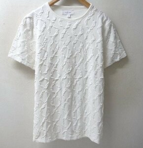 ◆SOULLAND ソウルランド ウェーブ編みデザイン Tシャツ 白 サイズM 美品 希少