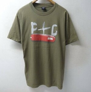 ◆F.T.C FTC エフティ―シー ツール ロゴプリント Tシャツ カーキ サ
