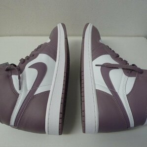 ◆国内正規 NIKE/ナイキ 新品タグ付 AIR JORDAN 1 RETRO HIGH OG MAUVE エアジョーダン レトロ ハイ スニーカー パープル系 DZ5485-105の画像5