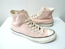 ◆CONVERSE ALL STAR オールスター アディクト Addict chuck taylor HI チャックテイラー スニーカー サイズ 8.5 薄ピンク_画像3