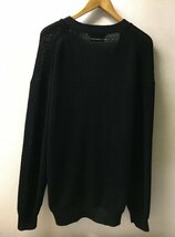 ◆Graphpaper グラフペーパー 24ss 極美品新同 Linen SOLOTEX Knit Cardigan　リネン混 サマーニット カーディガン 黒 1_画像3