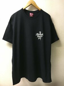 ◆HIDE AND SEEK XXL ハイドアンドシーク 近年モデル メッセージ ロゴ Tシャツ 黒 サイズXXL 美品