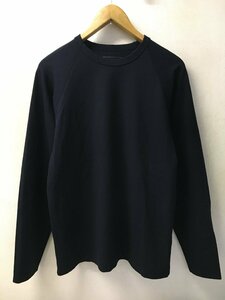 SOPHNET ソフネット 24ss 極美品 RAGLAN L/S TEE クルーネック ラグラン ポンチ カットソー 長袖 Tシャツ NAVY