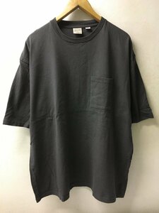 ◆GOOD wear グッドウェア USA製 クルーネック ヘビーウエイト ポケット付き Tシャツ グレー サイズM