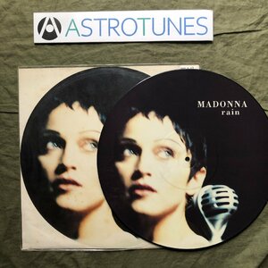 激レア 1993年 英国盤 マドンナ Madonna ピクチャー12''EPレコード Rain ポップス Produced by Madonna