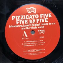 傷なし美盤 良ジャケ MASTERDISK刻印 レア盤 1994年 米国盤 ピチカート・ファイヴ Pizzicato Five 12''EPレコード Five By Five 野宮真貴_画像6