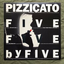 傷なし美盤 良ジャケ MASTERDISK刻印 レア盤 1994年 米国盤 ピチカート・ファイヴ Pizzicato Five 12''EPレコード Five By Five 野宮真貴_画像1