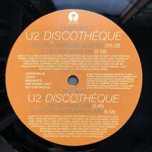 良盤 良ジャケ 激レア プロモ盤 1997年 英国 本国盤 オリジナルリリース盤 U2 Discotheque: Bono, Edge_画像6