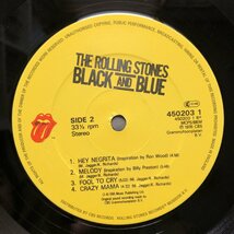 傷なし美盤 英国 本国盤 ローリング・ストーンズ Rolling Stones LPレコード Black And Blue: Ronnie Wood, Ian Stewart, Charlie Watts_画像8