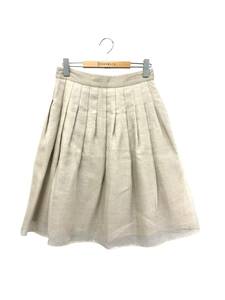 フォクシーブティック Skirt 36906 スカート 40 ベージュ シルク リネン ITQZHTLW4ZZK