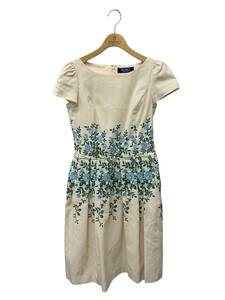 エムズグレイシー Flower pattern Embroidery Dress 911307 ワンピース 38 ベージュ IT47LRIVDRQS