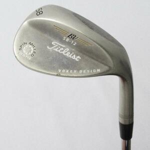 タイトリスト Vokey Vokey SPINMILLED SM4 ブラックニッケル ウェッジ Dynamic Gold 【58-12】 シャフト：Dynamic Gold