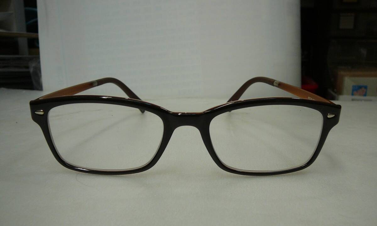 ●送料600円●　セルフレーム　49□19-138　ブラウン系　未使用品