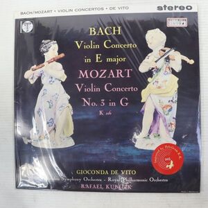 Y03/LP/英 EMI ASD 429 ステレオ バッハ モーツァルト ヴァイオリン協奏曲 ジョコンダ・デ・ヴィート