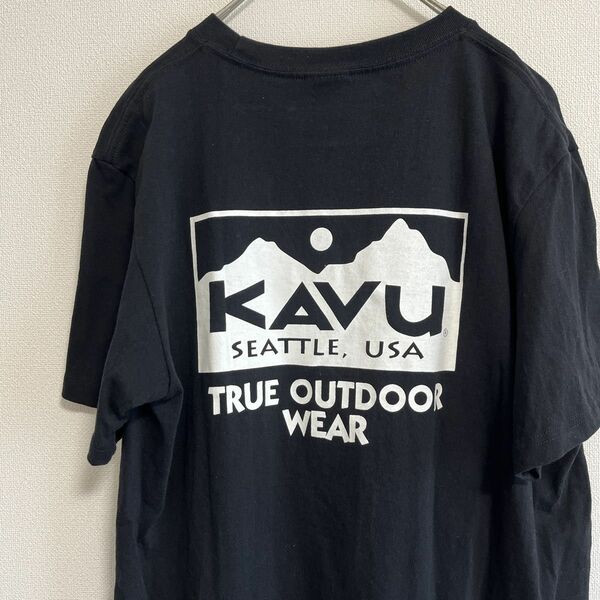 カブー　KAVU Tシャツ　ブラック　L