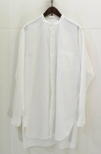 24SS■COMOLI バンドカラーシャツ■コモリ