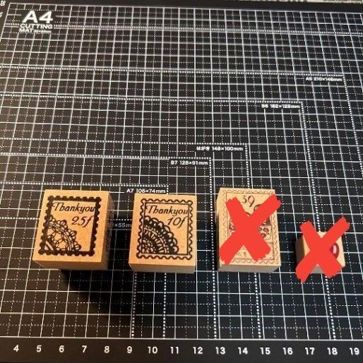 切手柄 Thankyouスタンプ 心をこめて スタンプ スタンプセット
