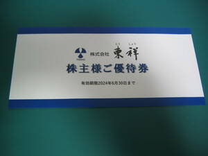 東祥　株主優待　ホリデイスポーツクラブ　１枚　５枚まで　条件により送料無料です。