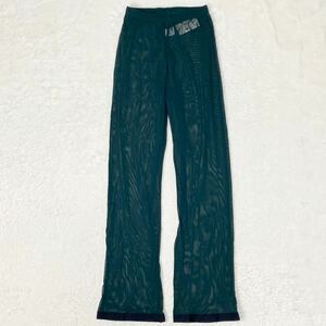  new goods tag attaching this term tabiotabio sewing chu-ru pants leggings M~Lsia- pants .. feeling Layered green see-through 