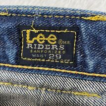 Lee RIDERS リーライダース デニムパンツ ジーンズパンツ ジーパン Gパン コットン100% 革パッチ メンズ 29インチ_画像6