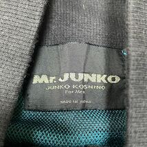 Mr.junko ミスタージュンコ ハーフジップ プルオーバ ニット トップス Mサイズ メンズ 日本製 レーヨン アセテート ポリエステル 古着 _画像6