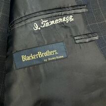 Blacker Brothers テーラードジャケット チェックジャケット ブレザー 紳士服 ウール100% ジャケパン BB4 イタリア製生地 REDA スーパー100_画像5