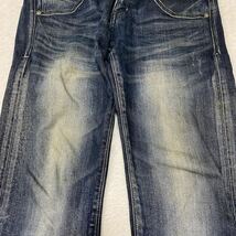 cook jeans クックジーンズ　デニムパンツ ジーンズ スキニー スリム エイジング加工 ローライズ フルレングス 28インチ 細身 メンズ_画像3