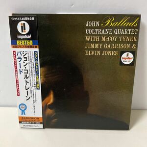 紙ジャケット / ジョン・コルトレーン / バラード / CD 帯付 UCCI-9001 / John Coltrane / Ballads