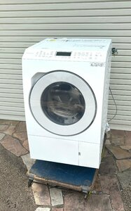  drum type washing machine Panasonic NA-LX127AR 2021 year made right opening Panasonic 