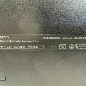 三614☆【通電確認済】PlayStation3 120GB チャコールブラック PS3本体 CECH-2000A コントローラー付き☆の画像8