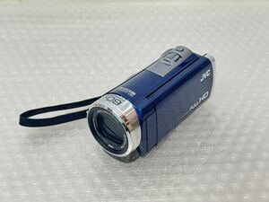 三739☆【現状品】JVC GZ-E700-A フルHD デジタルビデオカメラ 本体 バッテリー2個☆