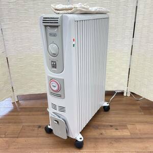  spring 275*[ electrification verification settled ]Delonghite long gi oil heater 091521TEC 1500W 9 sheets fins approximately 4~10 tatami for year unknown with cover *