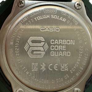 三630☆【動作品】CASIO カシオ G-SHOCK Gショック タフソーラー 腕時計 GA-B2100-3AJF グリーン カーボンコアガード☆の画像4