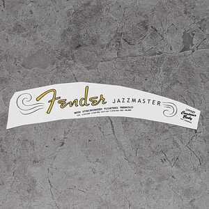 Fender JAZZMASTER 水転写デカール 1962-75 スパロゴ