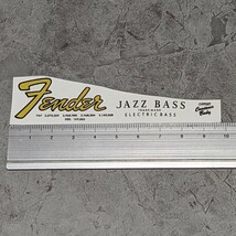 Fender JAZZ BASS 水転写デカール トラロゴ_画像2