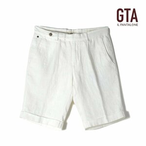 ◆【GTA(ジーティーアー)/春夏/ガーメントダイリネンブッチャー1プリーツショーツ(BYRON SHORT/73010)】[gta2380071-46]