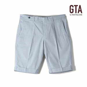 ◆【GTA(ジーティーアー)/春夏/コットンストレッチシャンブレー1プリーツショーツ(BYRON SHORT/60618)】[gta2380012-44]