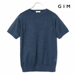 ◆【GIM(ジム)/春夏/オーガニックリネン12G半袖クルーネックニット】[gim2380095-LL]