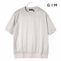 ◆【GIM(ジム)/春夏/アメリカンシーアイランドコットン半袖クルーネックリブTシャツ】[gim2380134-L]_画像1