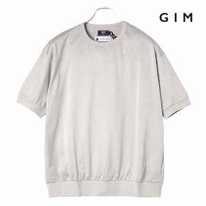 ◆【GIM(ジム)/春夏/アメリカンシーアイランドコットン半袖クルーネックリブTシャツ】[gim2380134-L]