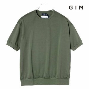 ◆【GIM(ジム)/春夏/アメリカンシーアイランドコットン半袖クルーネックリブTシャツ】[gim2380133-L]